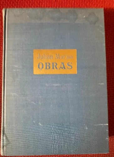 Portada del libro de OBRAS. TOMO VII, LOS ESPAÑOLES. JULIÁN MARÍAS. EDICIONES DE LA REVISTA DE OCCIDENTE.