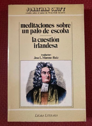 Portada del libro de MEDITACIONES SOBRE UN PALO DE ESCOBA - LA CUESTION IRLANDESA