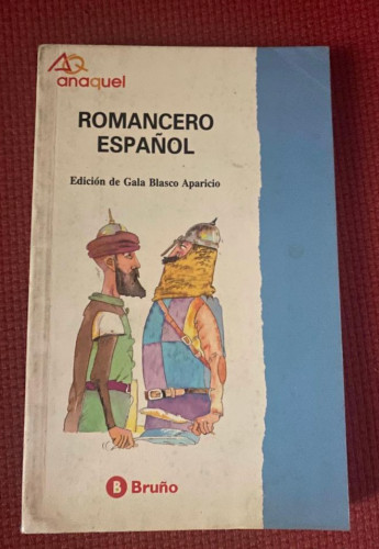 Portada del libro de Romancero español (Castellano - JUVENIL - ANAQUEL)