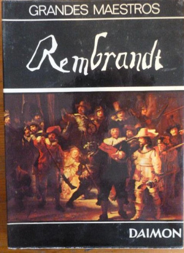 Portada del libro de REMBRANDT- MULLER. GRANDES MAESTROS.DAIMON. 1969 270pp