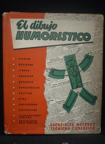 Portada del libro de EL DIBUJO HUMORISTICO. ESENCIAS, METODOS TECNICAS Y CREACION.