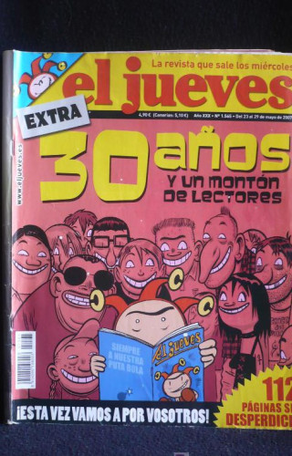 Portada del libro de EL JUEVES. 30 AÑOS. 2007