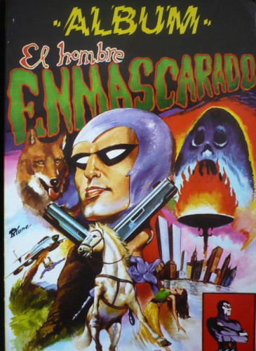 Portada del libro de ALBUM ELHOMBRE ENMASCARADO.nº1. EDITORA VALENCIANA 1980. COLOR