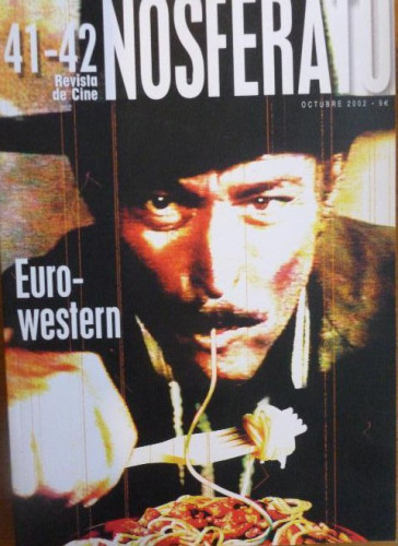 Portada del libro de nosferatu revista de cine nº 41-42,euro-western, 298 pàginas, fotos