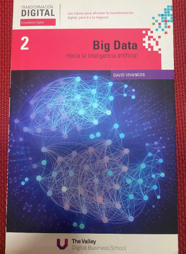 Portada del libro de TRANSFORMACIÓN DIGITAL, 2. BIG DATA, HACIA LA INTELIGENCIA ARTIFICIAL. DAVID VIVANCOS. THE VALLEY.