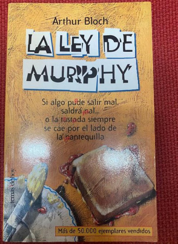 Portada del libro de LA LEY DE MURPHY. ARTHUR BLOCH. 1997, TEMAS DE HOY.