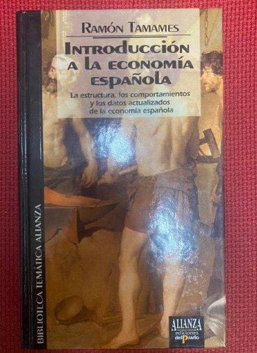 Portada del libro de Introduccion a la economia española