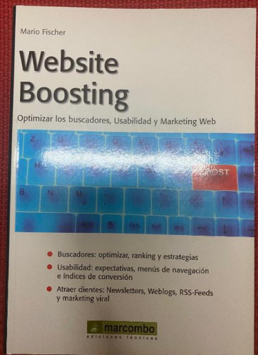 Portada del libro de Website Boosting: Optimizar los buscadores