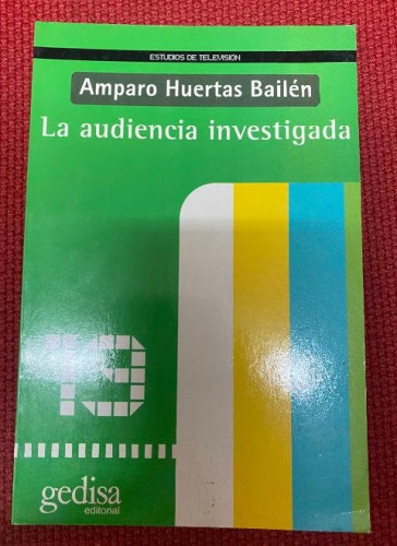 Portada del libro de La audiencia investigada