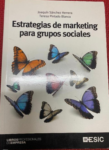 Portada del libro de Estrategias de marketing para grupos sociales (Libros profesionales)