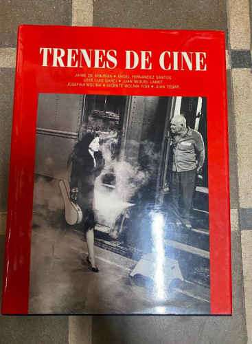 Portada del libro de TRENES DE CINE. VVAA. 1994, EDITORIAL CASTALIA.