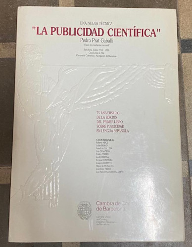 Portada del libro de Nueva técnica, una : la publicidad científica