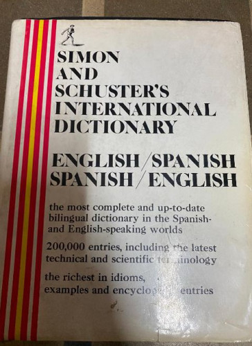 Portada del libro de SIMON AND SCHUSTER'S INTERNATIONAL DICTIONARY. ENGLISH/SPANISH. PRENTICE HALL.