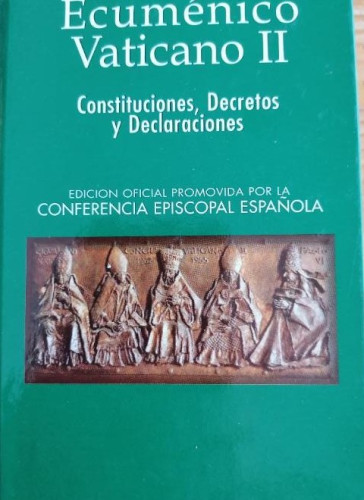 Portada del libro de Vaticano II. Documentos. Constituciones, decretos y declaraciones. VV. AA.- BAC 207 876pp