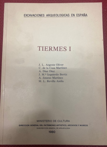 Portada del libro de Tiermes I