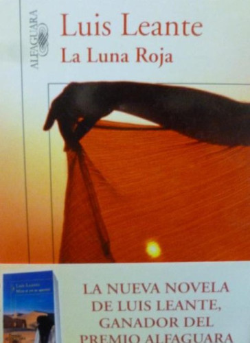 Portada del libro de La Luna roja, Alfaguara, Leante, Luis.