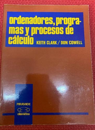 Portada del libro de Ordenadores, programas y procesos de calculo