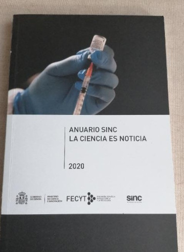 Portada del libro de Anuario sinc. La ciencia es noticia. 2020 164pp SINC