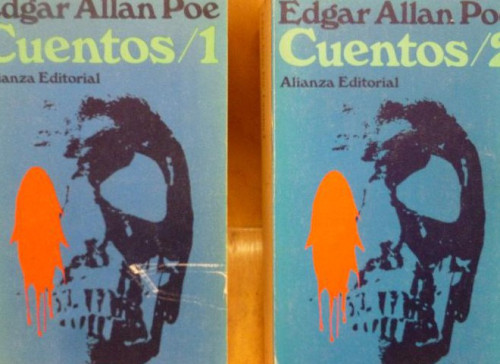 Portada del libro de Alianza editorial, cuentos I y II, Edgar Allan Poe