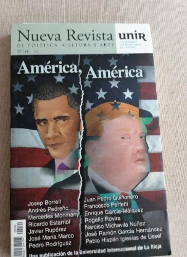 Portada del libro de América América. VVAA. NUEVA REVISTA UNIV. RIOJA. 2016 264pp