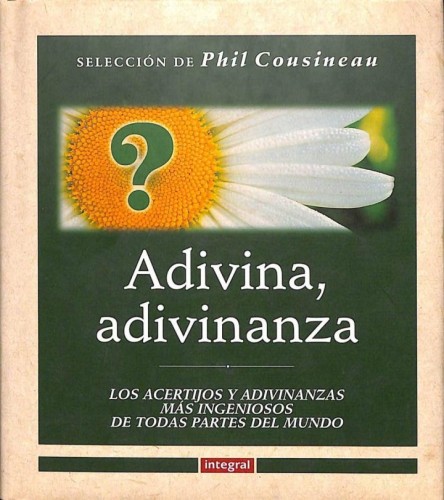 Portada del libro de adivina , adivinanza