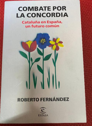Portada del libro de Combate por la concordia (F. COLECCION)