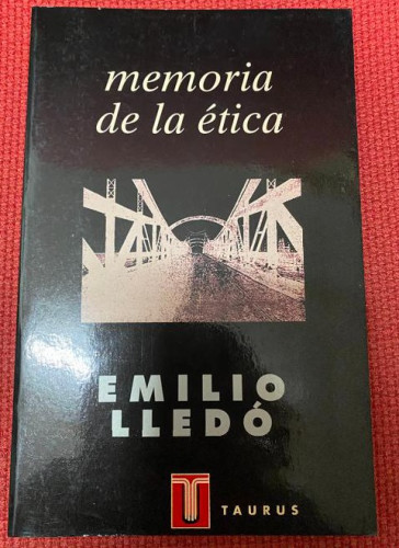 Portada del libro de Memoria de la ética (PENSAMIENTO)