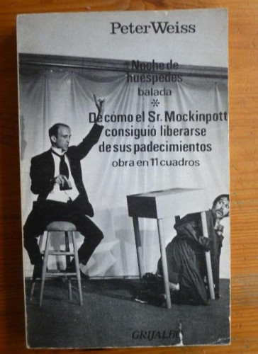 Portada del libro de Noche de huéspedes / De cómo el Sr.Mockinpott consiguió liberarse de sus padecimientos Weiss, Peter