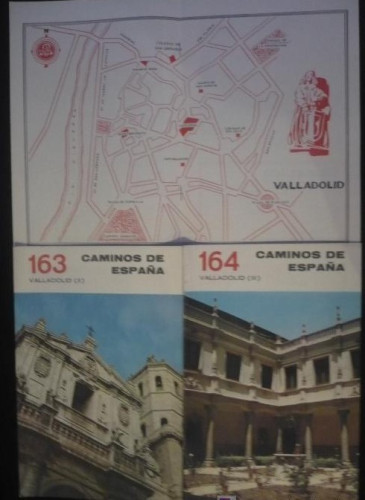 Portada del libro de CAMINOS DE ESPAÑA. VALLADOLID. I,II y III EDITADO COMPAÑIA ESPAÑOLA DE PENICILINA. 16 pag. 1958