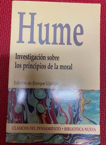 Portada del libro de Investigación Sobre Los Principios De La Moral (CLASICOS DEL PENSAMIENTO)