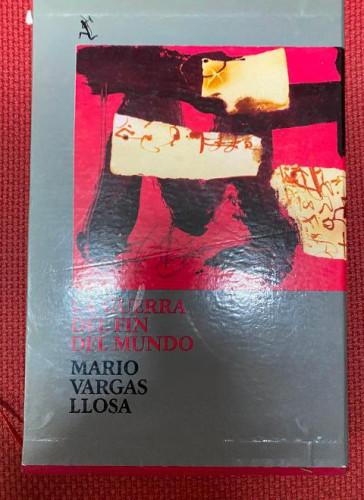Portada del libro de LA GUERRA DEL FIN DEL MUNDO. MARIO VARGAS LLOSA. SEIX BARRAL. 1981.