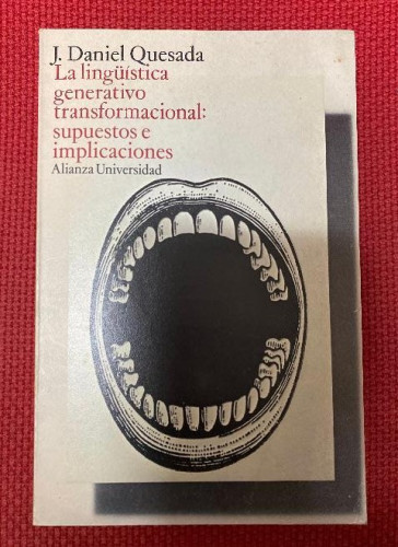 Portada del libro de La lingü¸stica generativo-transformacional: supuestos e implicaciones (Alianza Universidad)