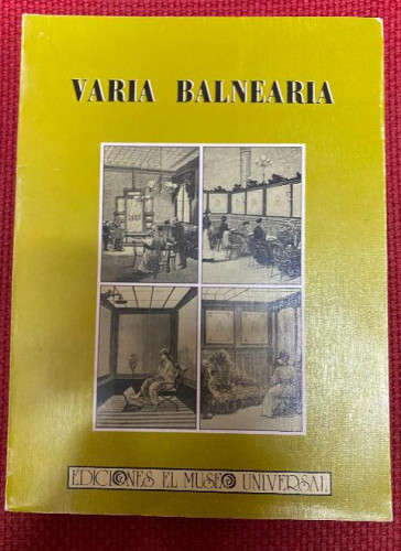 Portada del libro de VARIA BALNEARIA