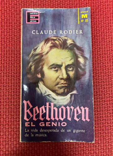 Portada del libro de BEETHOVEN EL GENIO. LA VIDA DESESPERADA DE UN GIGANTE DE LA MUSICA