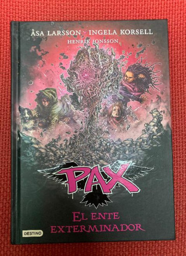 Portada del libro de Pax. El ente exterminador