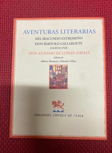 Portada del libro de Aventuras Literarias Del Iracun (GALLARDO)