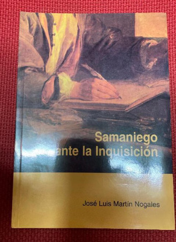 Portada del libro de Samaniego ante la inquisicion
