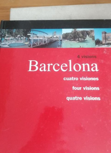 Portada del libro de BARCELONA 4 VISIONS ayuntamiento 154pp