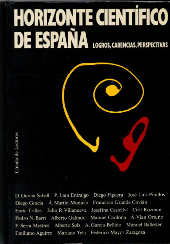 Portada del libro de Horizonte científico de España. Logros, carencias, perspectiva.