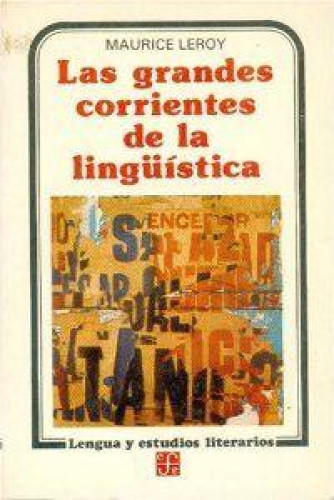 Portada del libro de Las Grandes Corrientes de la Lingüística.