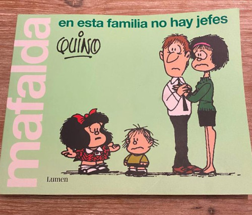 Portada del libro de Mafalda. En esta familia no hay jefes (Lumen Gráfica)