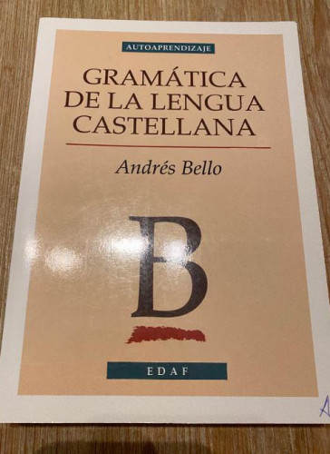 Portada del libro de Gramatica De La Lengua Castellana (autoaprendizaje)