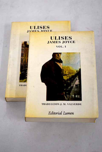 Portada del libro de Ulises, (dos tomos)