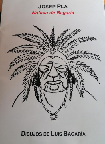 Portada del libro de JOSEP PLÁ, NOTICIA DE BAGARÍA, CARPETA CON 20 DIBUJOS PUBLICADOS EN LOS AÑOS 20