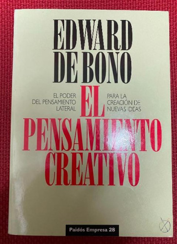 Portada del libro de El pensamiento creativo