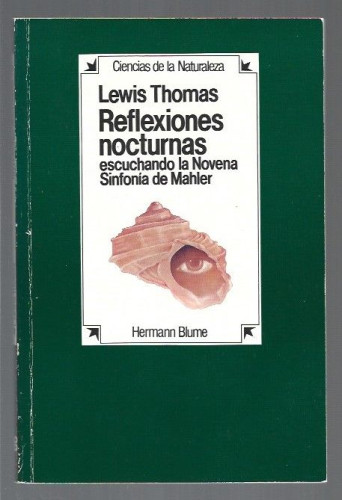 Portada del libro de REFLEXIONES NOCTURNAS ESCUCHANDO LA NOVENA SINFONIA DE MAHLER