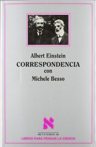 Portada del libro de CORRESPONDECIA CON MICHELE BESSO.