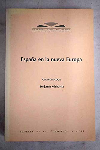 Portada del libro de España en la Nueva Europa
