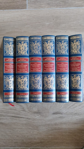 Historia de la revolución francesa, traducida por Vicente Blasco Ibáñez, obra completa 6 tomos.