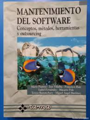 Portada del libro de Mantenimiento del Software. Conceptos, herramientas y outsourcing.
